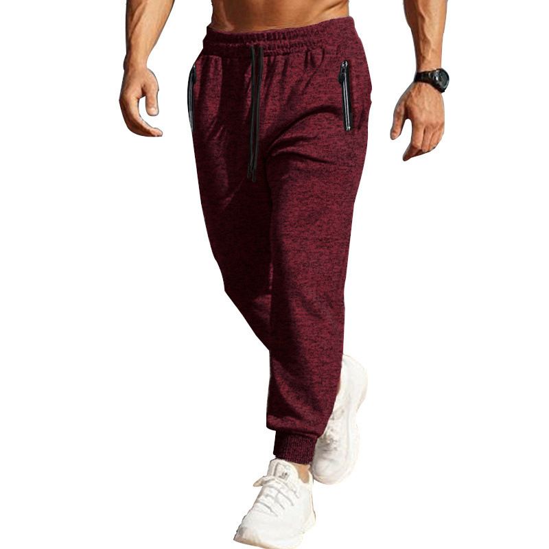 Men's Performance Joggers – Fleece-Lined Cationic Tapered Pants With Zippered Cuffs (S-3XL, 4 Heritage Tones)_voghion.com