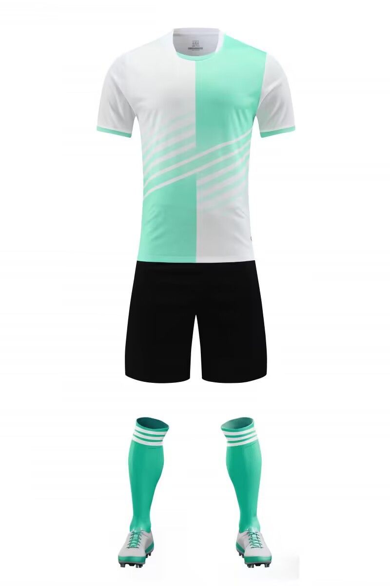 Erkek Giyim çabuk kuruyan nefes alabilen kısa kollu oyun baskı takım üniforması hafif versiyon futbol üniforması erkek ve kız çocukları için eğitim kıyafeti_voghion.com