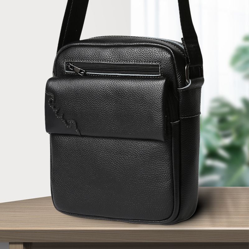 Borsa a tracolla grande da uomo, in pelle bovina, con tracolla singola, casual, da lavoro, 2022, nuova, piccola, con piccolo zaino_voghion.com