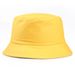 Cappello rotondo unisex in puro cotone con visiera piatta, personalizzato, stile Fisherman Basin_voghion.com