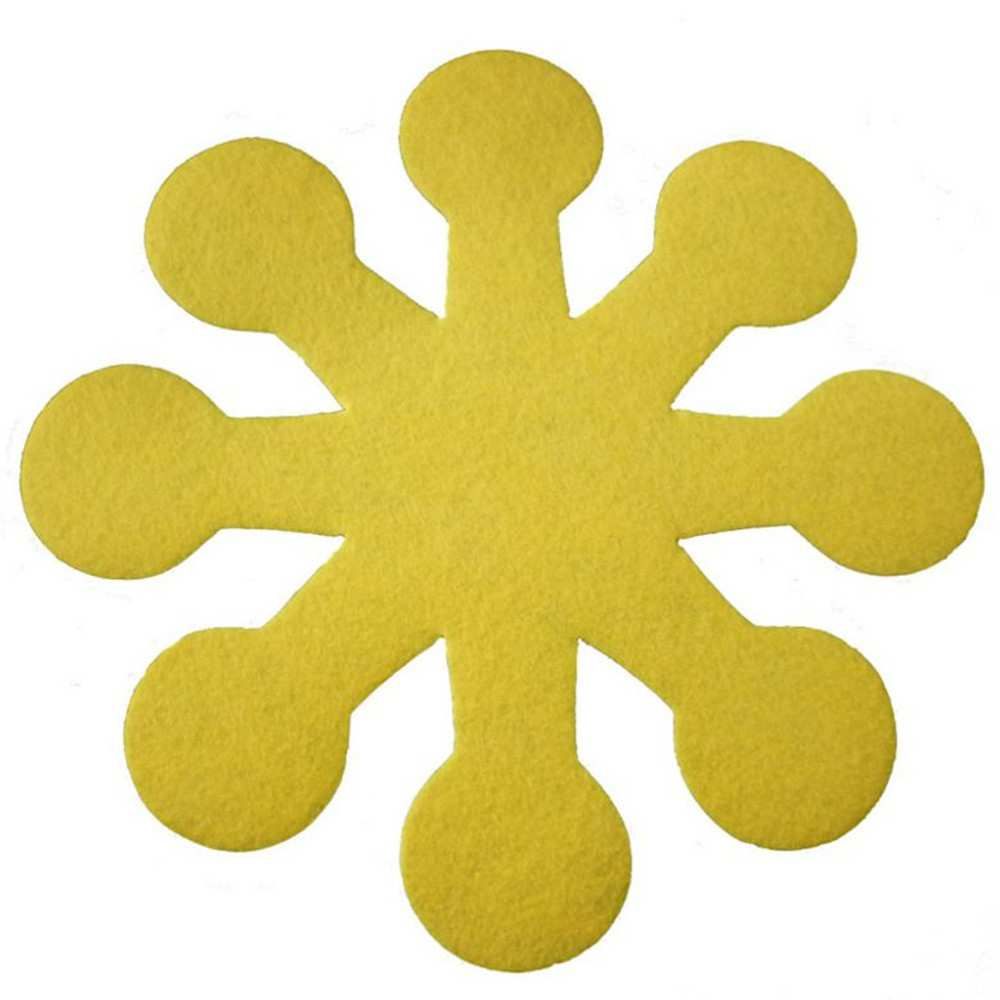 Set di 3 protezioni per pentole e piatti pasquali a forma di fiore, cuscinetti antigraffio, divisori, sottobicchieri e sottobicchieri._voghion.com