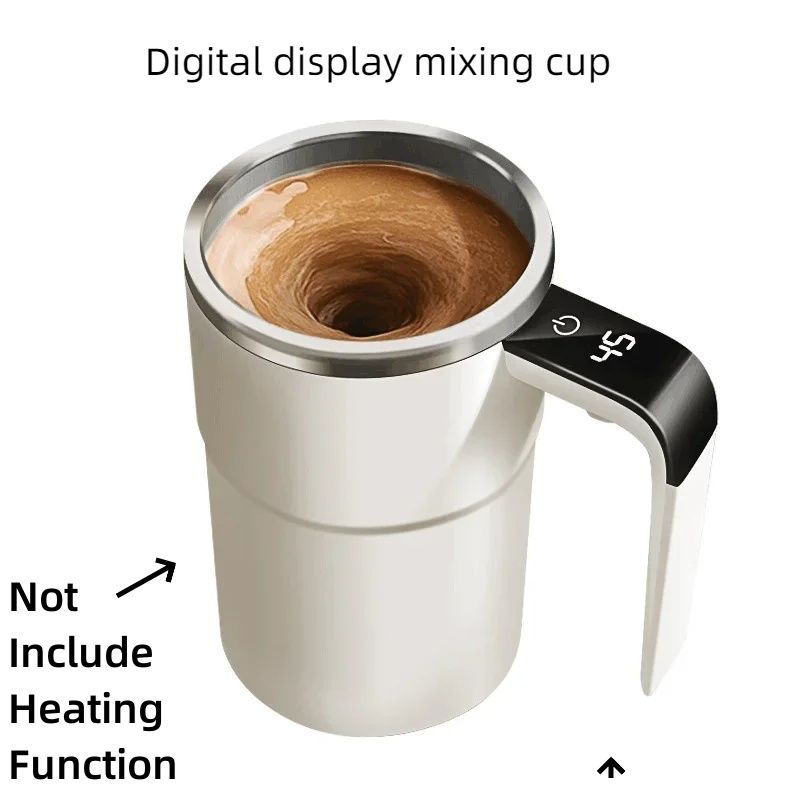 380 ml Mini-Elektro-Kaffee-Selbstmischbecher IP67 Wasserdichter, lebensmittelechter Kaffeebecher, wiederaufladbarer USB-Automatik-Magnetbecher für Tee_voghion.com
