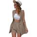 Damenbekleidung Weste Casual Shorts Anzug Temperament Weste Elegante Mode_voghion.com