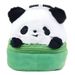 Plush Bamboo Adorable Panda Toy Keychain Cute Bag Accessory With Pp Soft Cotton_voghion.com