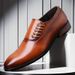 Große Größe Neue Herren Britische Business Formelle Leder Vielseitige seitliche Schnürschuhe Freizeitschuhe_voghion.com