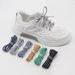 LACES 6mm Semi-circle Two-color Polyester LACES Fit Casual Shoes Sneakers Canvas Shoe Board Shoe Decoration_voghion.com
