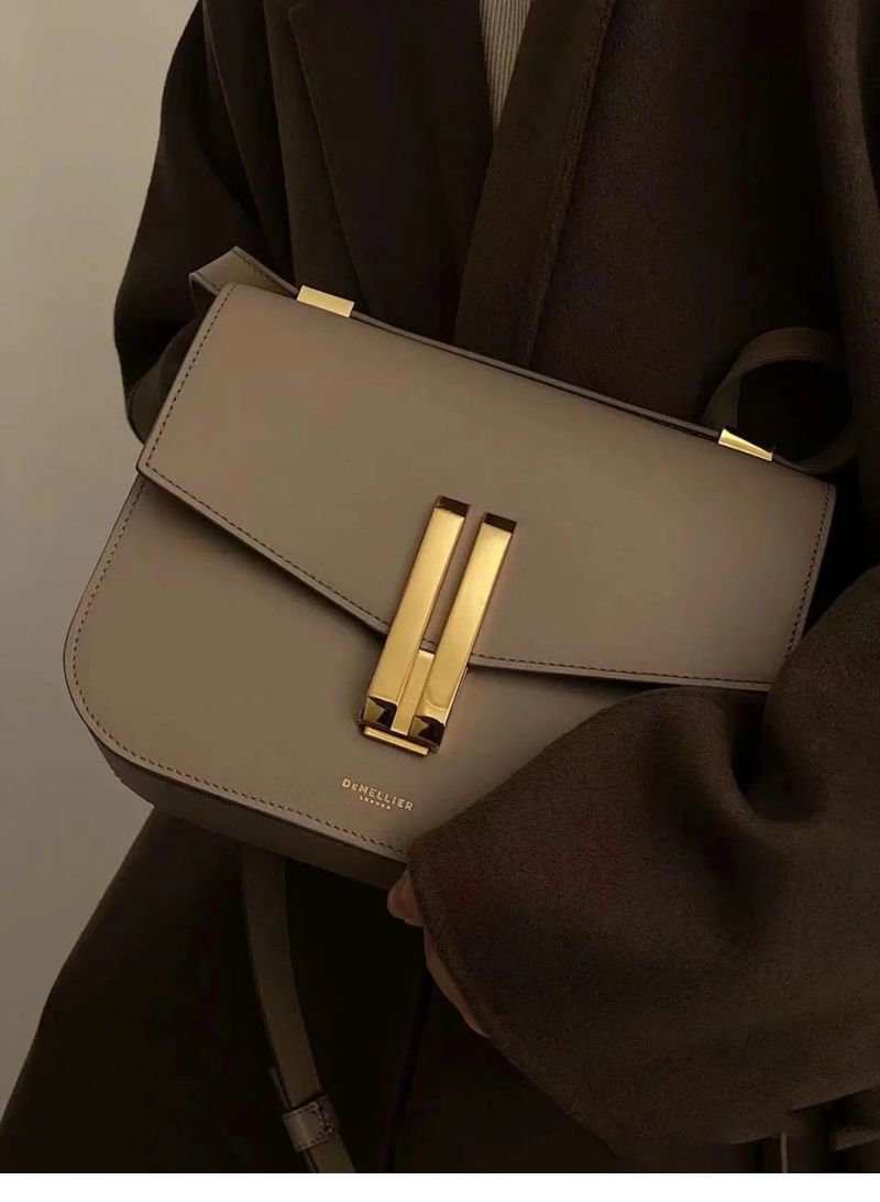 UK Demellier marchio di nicchia 2024 nuova borsa a tracolla monospalla in pelle da donna Demell in tofu leggero e di lusso_voghion.com