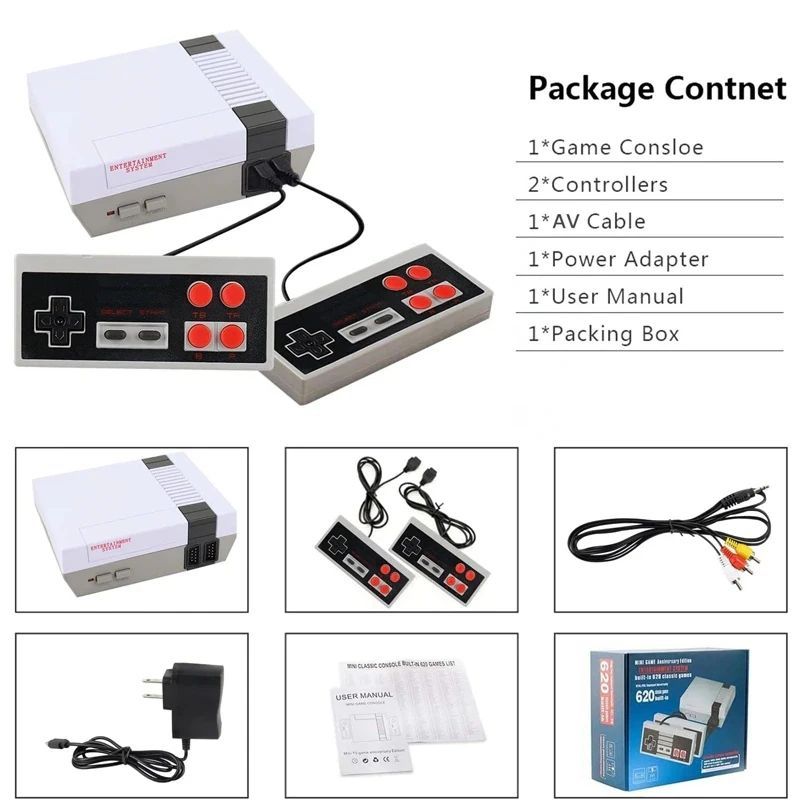 Mini Retro Portable Video Game Console Handheld Play_voghion.com