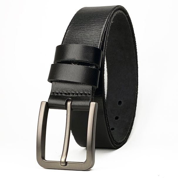 HEIßER original leder gürtel für männer rindsleder jeans Männer der männlichen golf geschenke riemen westlichen designer echtes zubehör_voghion.com