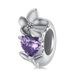 Charm-Anhänger mit zwölf Geburtssteinen, Violett, Sterlingsilber_voghion.com