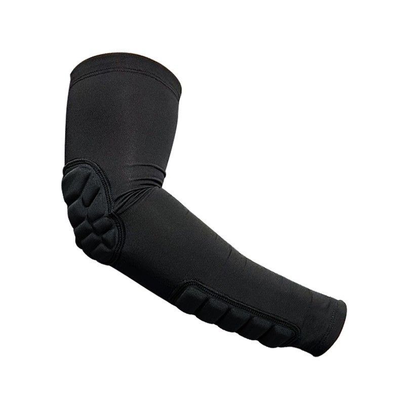 Doppelt gepolsterter Armschutz für Erwachsene, geeignet für Basketball, Football und andere Outdoor-Sportarten, Wabenstruktur, Antikollisionsschutz für Ellbogengelenke_voghion.com