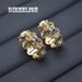 European And American Punk Hip-Hop Colorful Zircon Hollow Shiny Personality Cuban Chain Ring Gold-Plated Color-Retaining_voghion.com