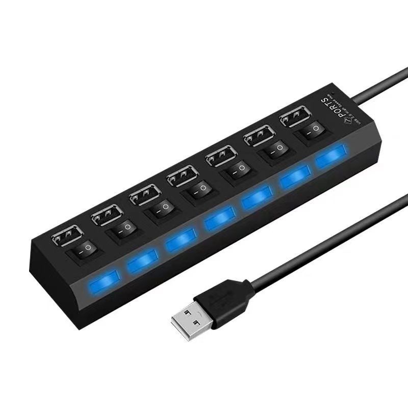 Hub Multi-port Hub 7-port Independent Switch KG07_voghion.com
