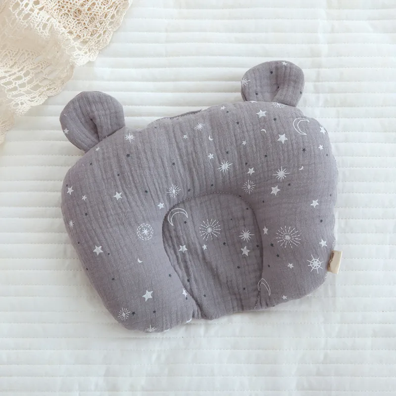 Oreiller en forme de U pour nouveau-né en coton pour bébé, coussin d'allaitement pour nouveau-né, coussin de soutien pour le sommeil, coussin concave en coton_voghion.com