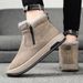Men's Outdoor High-top Casual Men's Cotton Shoes Are Popular, Winter New Snow Boots Men's Shoes 2025 Fashion Men's Shoes_voghion.com