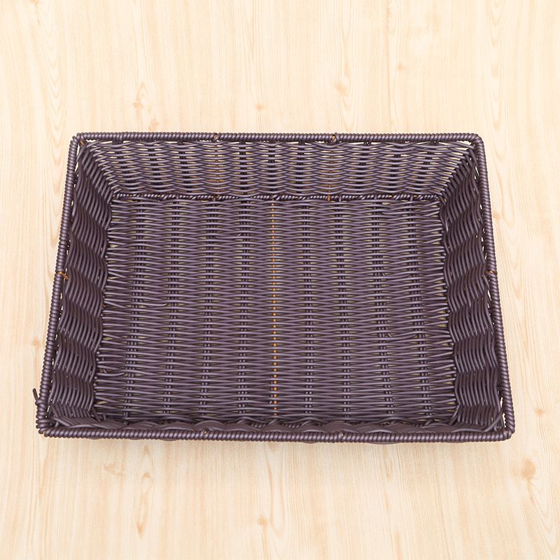 Verstärkter Weidenkorb – Mehrzweck-Ausstellungs- und Aufbewahrungskorb für Obst, Brot, Supermärkte und Hotels_voghion.com