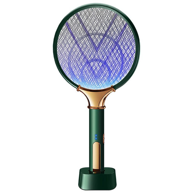 Rechargeable Electric Mosquito racket Killer Electric fly swatter fryer flies Cordless Battery Power Bug Zapper Insects Racket_voghion.com