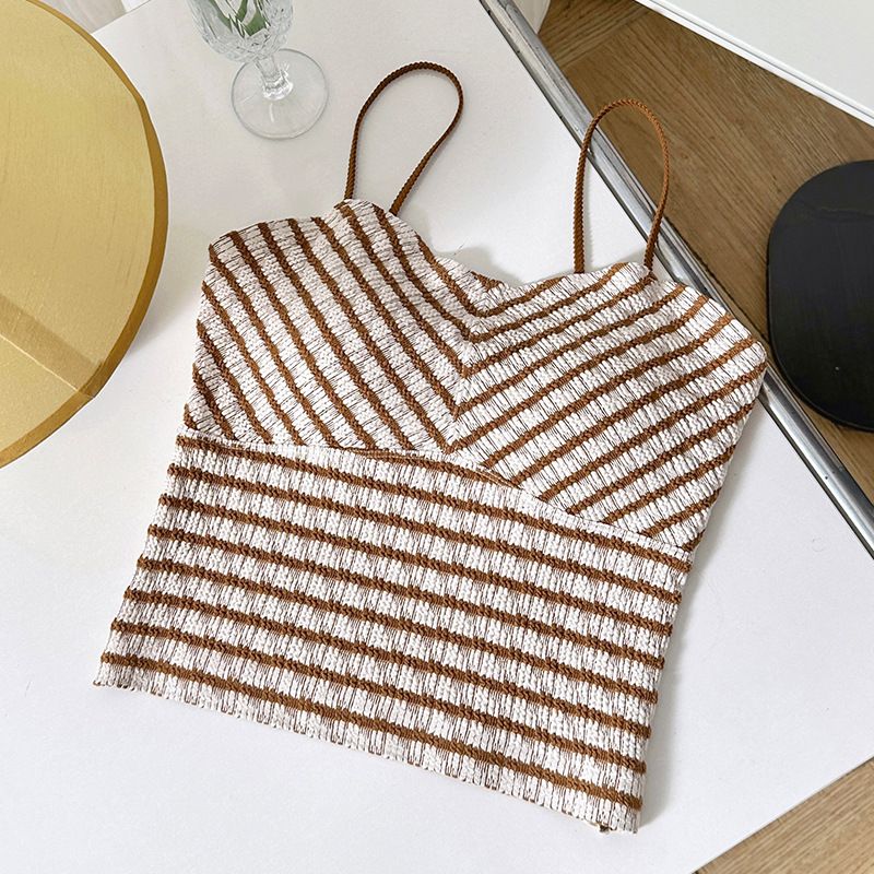 Seamless Bralette - Wire-Free Sports Camisole With Adjustable Straps & Built-in Padded Cups | Breathable Nylon, Backless Design For Yoga_voghion.com