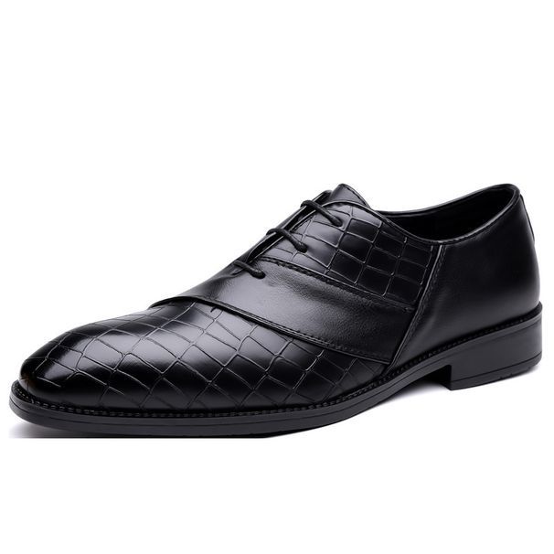 Unbeatable Quality British Men's Business Formal Casual Leather Pointed Trendy Shoes For Men_voghion.com