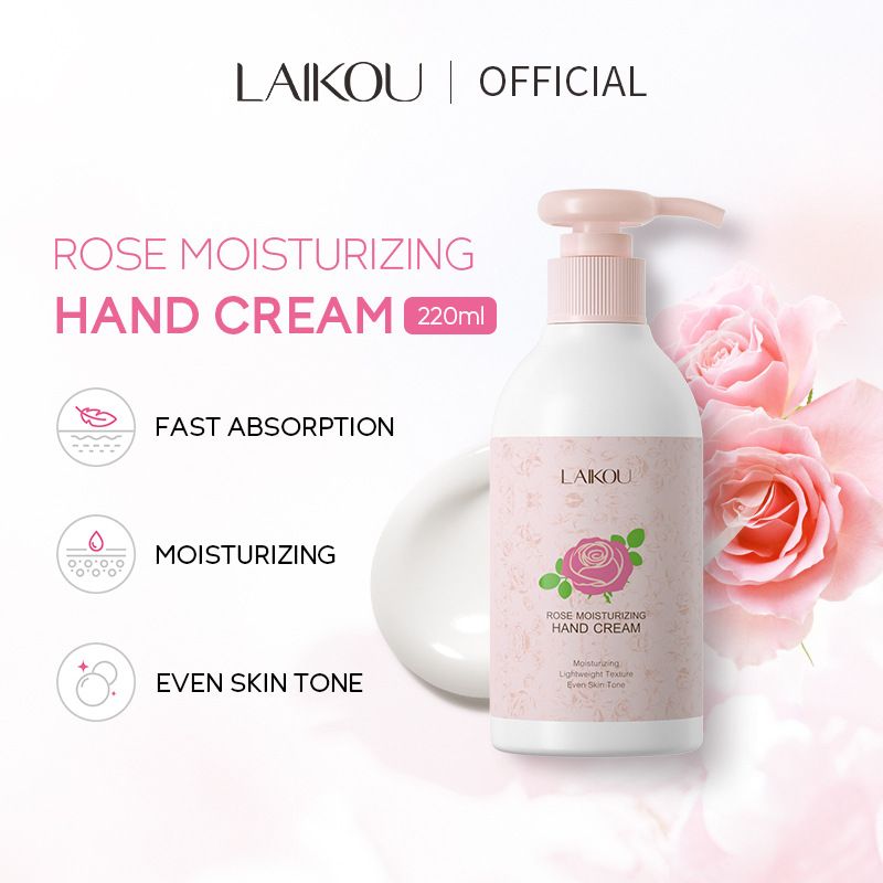 Make-up Tool Kits Nieuw product LAIKOU Hydraterende Handcrème 220ml Hydraterende, hydraterende en voedende handhuid_voghion.com