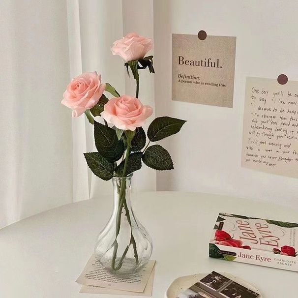 【 30 dagers varmt salg på 11 000 deler 】 IKEAs moderne, gjennomsiktig, liten glassvase i samme stil, stue/spisestue_voghion.com