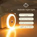 Smart Sensor Sleep Night Light Control LED Bedroom Wall Plug-in Energy-saving Children's Bedside Lamp_voghion.com