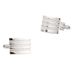 New High-end Electroplated Silver Embossed Pattern Metal Cufflinks For Business Men French Fashion Simple Cufflinks_voghion.com