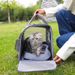 Cross-Border Foldable Small Dog Cat Outdoor Portable Backpack Breathable Single Shoulder Handheld Pet Bag_voghion.com