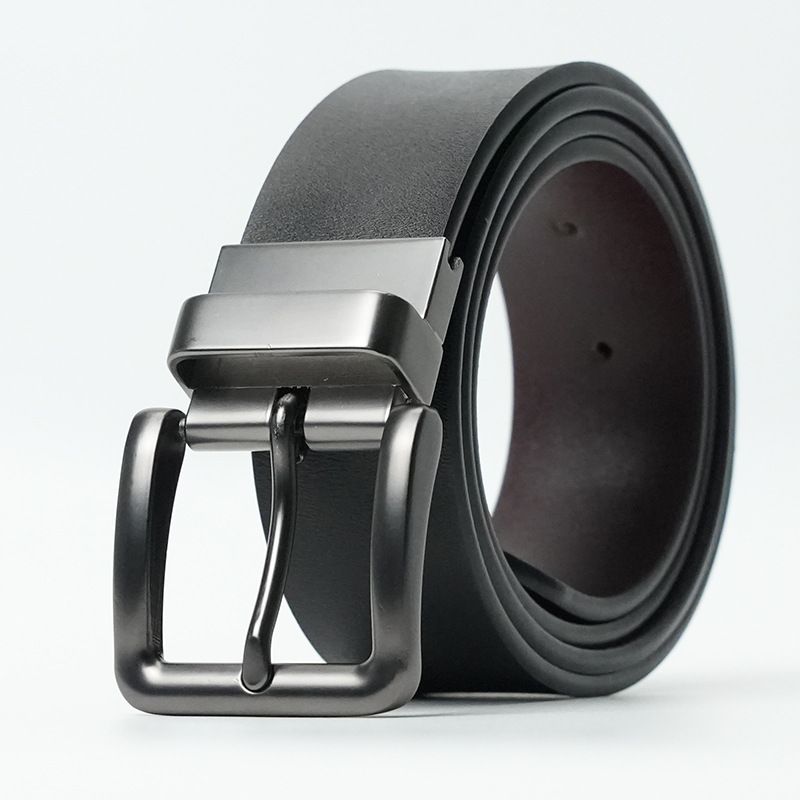 New Rotating Dual-use Pin Buckle Genuine Leather Casual Men's Belt_voghion.com