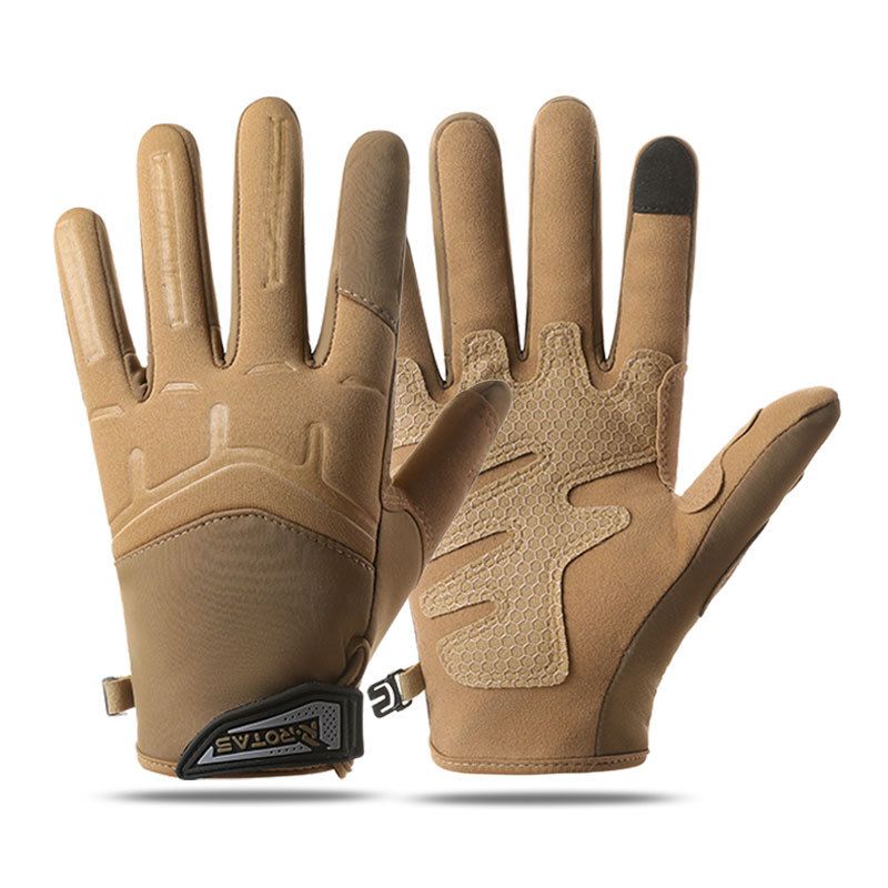 Men's Cycling Gloves Windproof And Cold Proof Cycling Touch Screen Motorcycle Outdoor Sports Training Mountaineering Wear Resistant Full Finger_voghion.com
