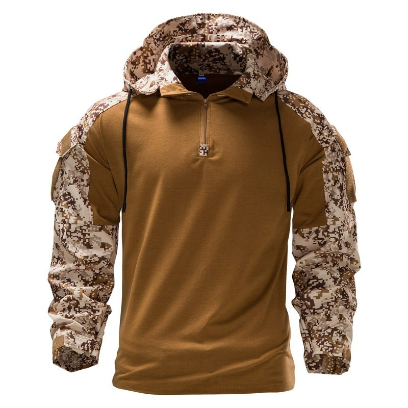 Spring summer new long sleeved for special forces workers, disguised as training camouflage clothing, elastic and_voghion.com