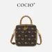 COCIO Designer New Letter Printed Mini Shoulder Simple And Versatile Vintage Handbag Casual Classic Messenger Bag_voghion.com