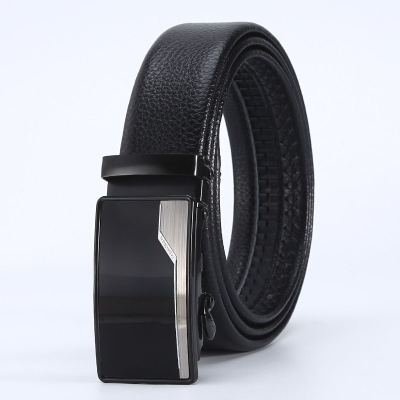 Herrengürtel Film Automatische Schnalle Gürtel Business Casual Hosengürtel Kein Etikett Einfacher Herrengürtel_voghion.com