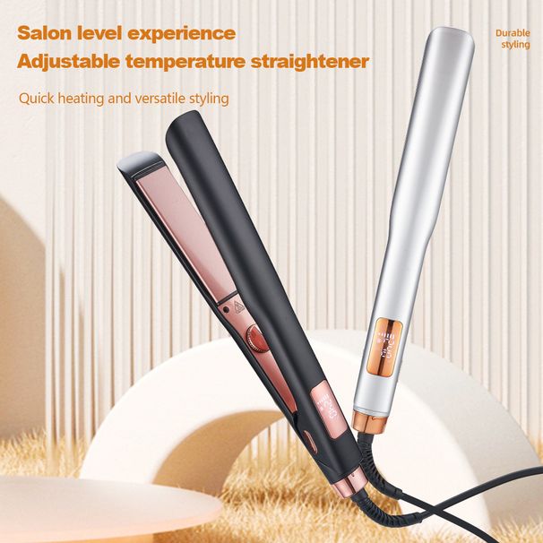 240 Degree High Electric Straightener With Buzzer Does Not Hurt Temperature Adjustment Splint Hair Iron_voghion.com