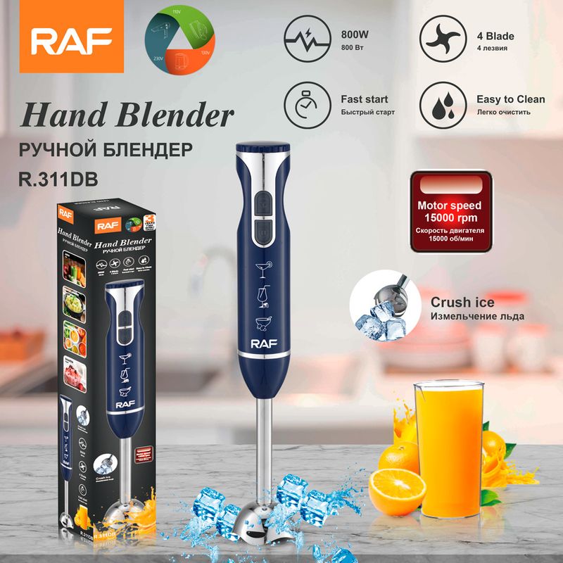 RAF European Multifunctional Electric Blender, Fruit Juicer, Food Processor, Kitchen Small Appliances, Single Stick_voghion.com