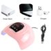 54w Professional Nail Polish Drying Lamp Nail Dryer Led Gel Acrylic Curing Lamp Manicure Timer Multi-speed Dual Lamp_voghion.com