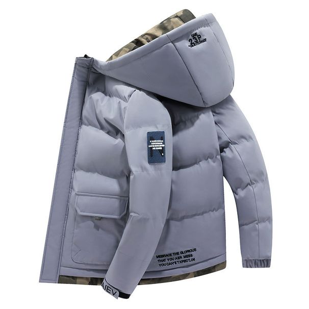 Ανδρικά ρούχα βαμβακερό παλτό ανδρικό μπουφάν αντιανεμικό ανδρικό και γυναικείο κουκούλα μάρκας all match business βαμβακερό παλτό ανδρικό γιλέκο ένα κομμάτι dropshipping_voghion.com