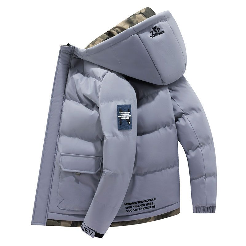 Vêtements pour hommes manteau en coton veste pour hommes coupe-vent à capuche pour hommes et femmes marque tout match manteau en coton d'affaires gilet pour hommes une pièce dropshipping_voghion.com
