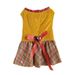 Christmas Pet Clothes Red Yellow Green Bow Love Heart Plaid Skirt Sleeveless Puppy Cat Skirt_voghion.com