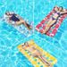 Leaf Print Opblaasbar Pool Float Erwuessener Gréisst Lounger Mat Atem Mesh Design Fir Schwämm Beach Party & Entspanung_voghion.com