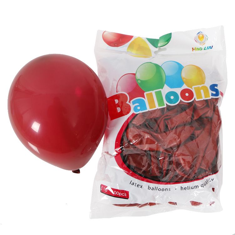 12 Inch Premium Ruby Red Latex Balloons - Double Layer Party Decorations For Valentine's Day & Chinese Qixi Festival (50pcs/Pack)​_voghion.com