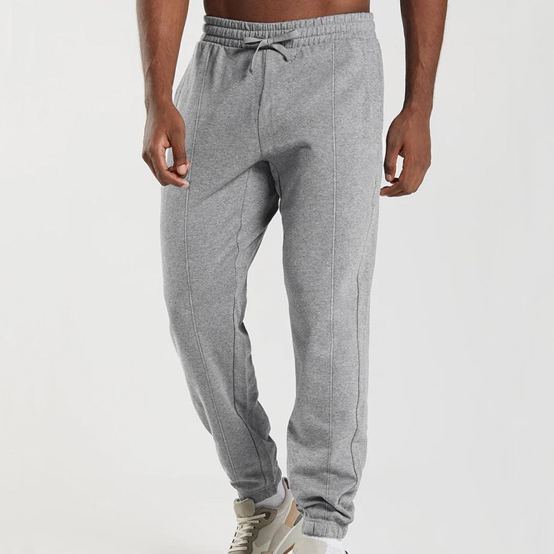 Men's Slim-Fit Jogger Pants – Lightweight Knit Sweatpants For Spring & Summer, Elastic Cuff Casual Trousers_voghion.com