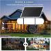 Floodlight Camera Solar Garden Light Outdoor Monitoring With LED Light Low Power Camera_voghion.com