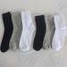 Herrensocken in Übergröße Einfarbige Anzugsocken Lässige Baumwollsocken Mittelhohe Socken Unisex-Socken in Übergröße für Herren und Damen_voghion.com