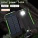 100000 MAh Solar Power Bank Tragbares Ladegerät Im Freien Wasserdichte Externe Ersatzbatterie Für IPhone Xiaomi Huawei_voghion.com