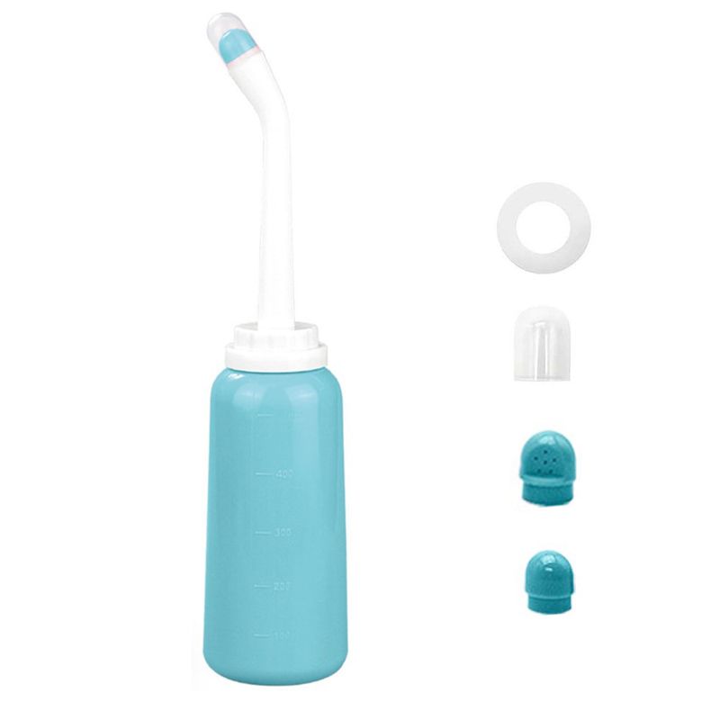 Baby Showers Mom Peri Bottle para elementos esenciales posparto Cuidado femenino MomWasher para la recuperación perineal Limpieza después del parto 500ML_voghion.com