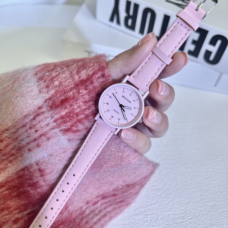 Kids Fashion Exam watch female silent pointer school students children girl retro girls junior high school students quartz watch girls female models_voghion.com