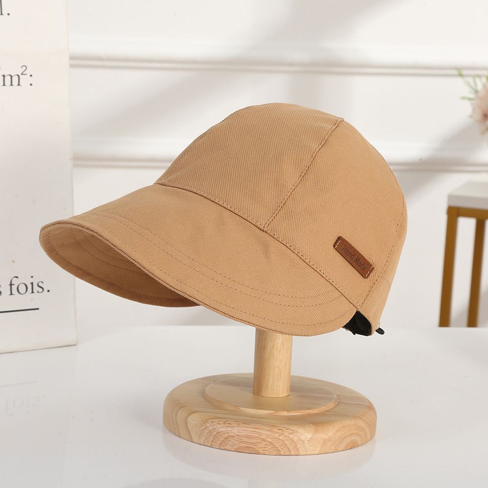 Cappello da sole pieghevole da donna in vendita calda, estivo, da spiaggia, da pescatore, con protezione solare UV, regolabile, in cotone, a tesa larga_voghion.com