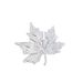 Accessorio minimalista di alta qualità in zircone d'acero, temperamento, spilla, spilla a forma di foglia versatile giapponese e coreana_voghion.com