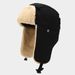 LazyZoom, cappello invernale foderato in pile da uomo e da donna, con protezione per le orecchie, spesso per l'equitazione, antifreddo, stile coreano_voghion.com
